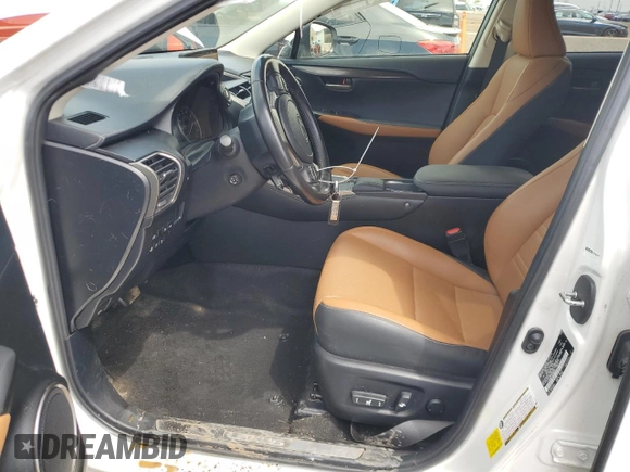 2021 Lexus NX 300 with VIN JTJGARDZ9M5025056, listed as a Copart auction lot 56345215 with 45,476 mi miles and Salvage title. Bid and sale history available at DreamBid. Image 7.
