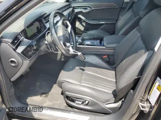 2019 Audi A8 with VIN WAU8DAF82KN020487, listed as a Copart auction lot 60214005 with 75,895 mi miles and Salvage title. Bid and sale history available at DreamBid. Image 7.
