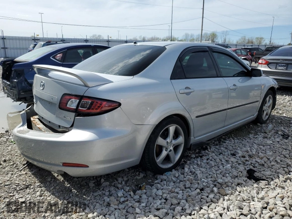 2007 Mazda 6 S Sport VE with VIN 1YVHP80D275M14923, listed as a Copart auction lot 46410194 with 159,285 mi miles and Salvage Title. Bid and sale history available at DreamBid. Image 3.