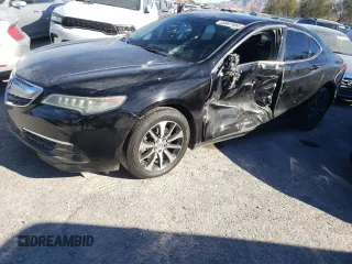 2016 Acura TLX Tech with VIN 19UUB1F58GA001925, listed as a Copart auction lot 83047494 with 0 mi miles and Salvage Title. Bid and sale history available at carsss.com. Image 1.