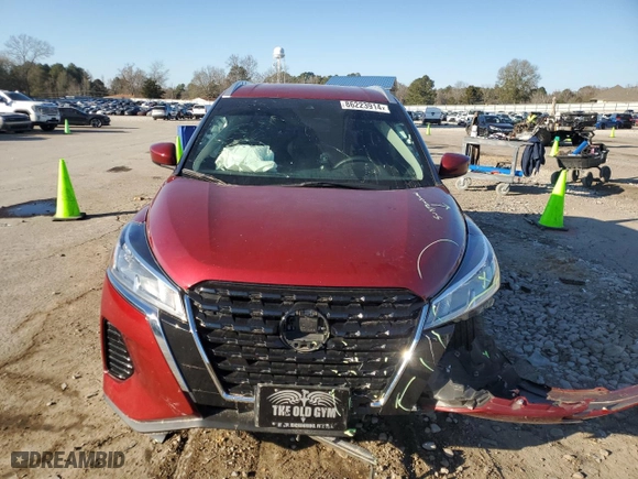 2022 Nissan Kicks SV with VIN 3N1CP5CV8NL519341, listed as a Copart auction lot 86223914 with NaN miles and Salvage Title. Bid and sale history available at carsss.com. Image 5.