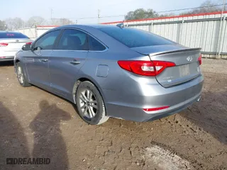 2017 Hyundai Sonata SE with VIN 5NPE24AF8HH491118, listed as a IAAI auction lot 41608850 with 165,249 mi miles. Bid and sale history available at carsss.com. Image 3.