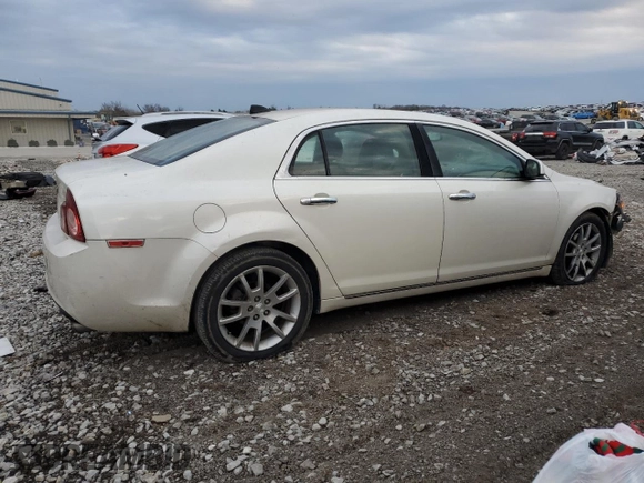 2012 Chevrolet Malibu LTZ with VIN 1G1ZG5E75CF187641, listed as a Copart auction lot 83380344 with 125,906 mi miles and Salvage Title. Bid and sale history available at DreamBid. Image 3.
