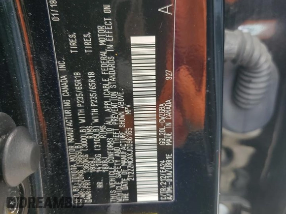 2018 Lexus RX 350 z VIN 2T2ZZMCAXJC096165, wystawiony jako Copart lot #57658325 z przebiegiem 84 550 mil mil oraz Szkoda całkowita • Salvage title. Historia ofert i sprzedaży dostępna na DreamBid. Obrazek 14.