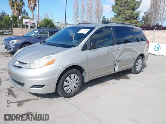 2006 Toyota Sienna CE with VIN 5TDZA23C76S442527, listed as a IAAI auction lot 41981847 with 141,000 mi miles and . Bid and sale history available at DreamBid. Image 2.