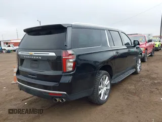 2022 Chevrolet Suburban High Country with VIN 1GNSKGKL5NR200434, listed as a IAAI auction lot 41047540 with 67,891 mi miles and . Bid and sale history available at DreamBid. Image 4.