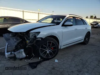 2022 Audi Q8 Prestige with VIN WA1FVBF14ND004473, listed as a Copart auction lot 78958544 with 0 mi miles and Salvage Title. Bid and sale history available at carsss.com. Image 1.