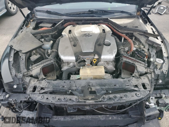 2014 Infiniti Q50 Hybrid Sport with VIN JN1AV7AP9EM690795, listed as a Copart auction lot 45060535 with 100,537 mi miles and Salvage Title. Bid and sale history available at carsss.com. Image 11.