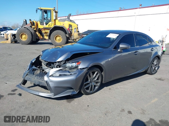 2014 Lexus IS 350 with VIN JTHCE1D23E5003810, listed as a IAAI auction lot 41734940 with 1 mi miles. Bid and sale history available at carsss.com. Image 17.