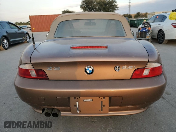 2001 BMW Z3 2.5i with VIN WBACN33441LM02664, listed as a Copart auction lot 76189564 with 90,136 mi miles and Salvage Title. Bid and sale history available at carsss.com. Image 6.