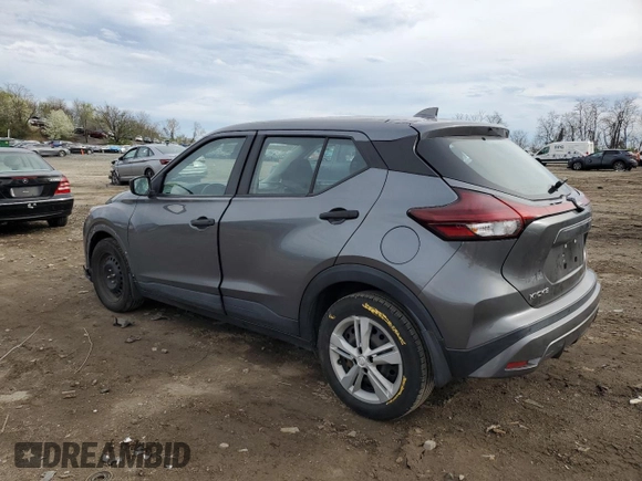 2022 Nissan Kicks S z VIN 3N1CP5BVXNL491561, wystawiony jako Copart lot #51327675 z przebiegiem 87 111 mil mil oraz Szkoda całkowita • Salvage title. Historia ofert i sprzedaży dostępna na DreamBid. Obrazek 2.