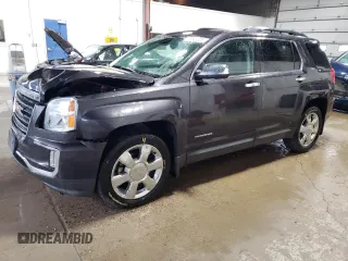 2016 GMC Terrain SLT z VIN 2GKFLUE37G6349822, wystawiony jako Copart lot #57585305 z przebiegiem 76 214 mil mil oraz Szkoda całkowita • Salvage title. Historia ofert i sprzedaży dostępna na DreamBid. Obrazek 1.