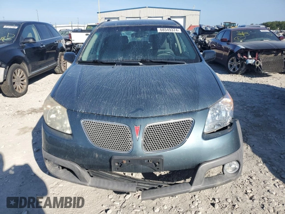 2008 Pontiac Vibe with VIN 5Y2SL658X8Z404884, listed as a Copart auction lot 68549374 with 147,957 mi miles and Salvage Title. Bid and sale history available at carsss.com. Image 5.