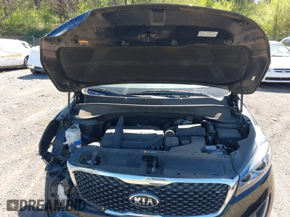 2018 Kia Sorento LX with VIN 5XYPG4A35JG410489, listed as a IAAI auction lot 41814696 with 134,402 mi miles. Bid and sale history available at carsss.com. Image 10.