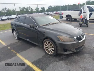 2006 Lexus IS 250 with VIN JTHCK262662001693, listed as a IAAI auction lot 42681720 with 336,622 mi miles and . Bid and sale history available at DreamBid. Image 1.