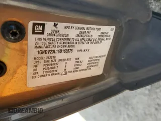 2006 Chevrolet Uplander LS Fleet with VIN 1GNDV23L16D163575, listed as a Copart auction lot 44769485 with 137,637 mi miles and Salvage Title. Bid and sale history available at carsss.com. Image 13.