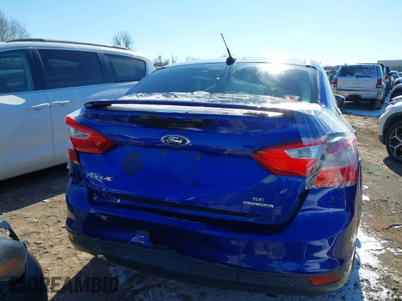 2014 Ford Focus SE with VIN 1FADP3F21EL194900, listed as a IAAI auction lot 41341333 with 103,245 mi miles. Bid and sale history available at carsss.com. Image 16.