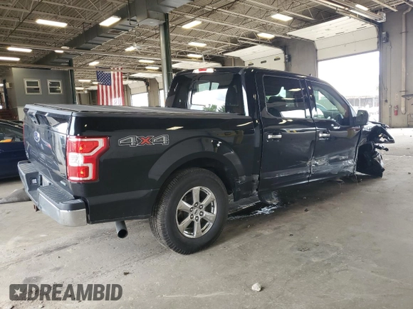 2019 Ford F-150 XL with VIN 1FTEW1EPXKKE15382, listed as a Copart auction lot 61349905 with 92,704 mi miles and Salvage title. Bid and sale history available at DreamBid. Image 3.