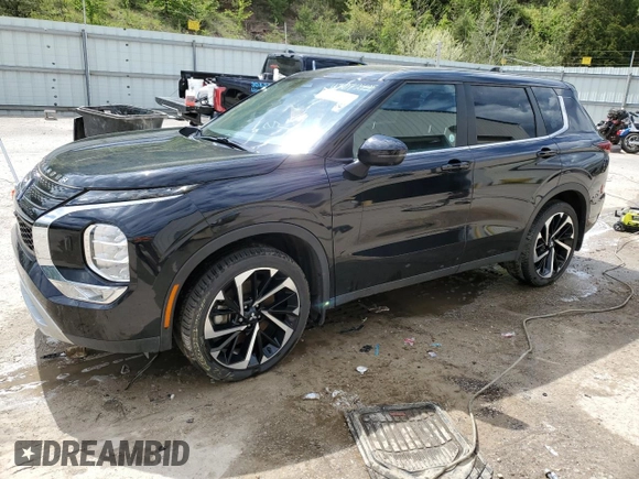 2023 Mitsubishi Outlander SE z VIN JA4J4UA82PZ051018, wystawiony jako Copart lot #47072425 z przebiegiem 20 974 mil mil oraz Szkoda całkowita • Salvage title. Historia ofert i sprzedaży dostępna na DreamBid. Obrazek 1.