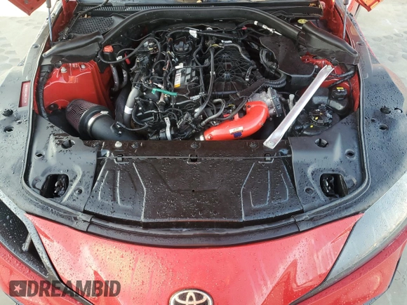 2021 Toyota GR Supra 3.0 with VIN WZ1DB0C02MW043752, listed as a Copart auction lot 73785324 with 53,345 mi miles and Salvage Title. Bid and sale history available at carsss.com. Image 11.
