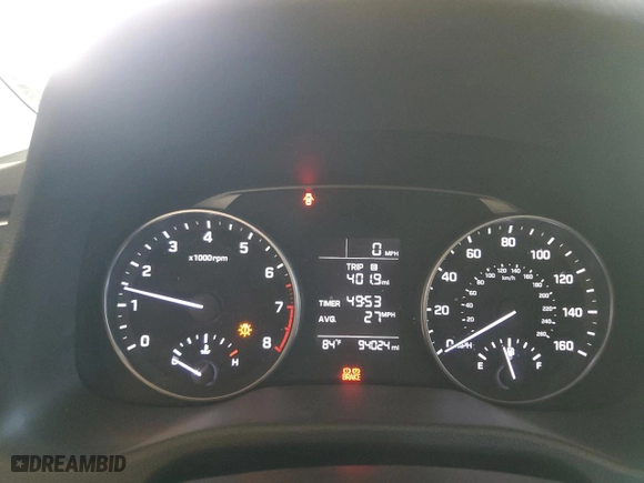 2017 Hyundai Elantra SE with VIN KMHD74LF6HU282102, listed as a Copart auction lot 49960075 with 94,024 mi miles and Salvage Title. Bid and sale history available at carsss.com. Image 9.