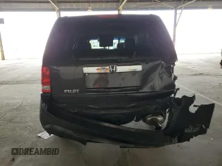 2012 Honda Pilot EX-L with VIN 5FNYF3H59CB032843, listed as a Copart auction lot 51201795 with 129,714 mi miles and Salvage Title. Bid and sale history available at DreamBid. Image 6.