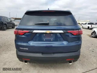 2022 Chevrolet Traverse LS with VIN 1GNERFKW7NJ169151, listed as a Copart auction lot 44131945 with 45,178 mi miles and Salvage Title. Bid and sale history available at carsss.com. Image 6.