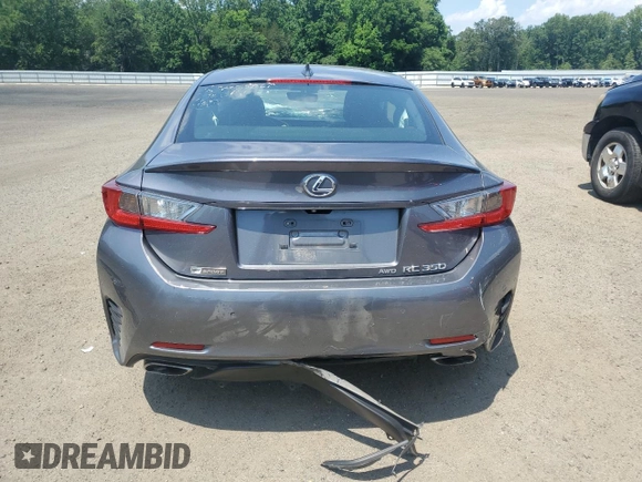 2015 Lexus RC 350 F Sport z VIN JTHSE5BC0F5004302, wystawiony jako Copart lot #62774505 z przebiegiem Nie podano mil oraz Szkoda całkowita • Salvage title. Historia ofert i sprzedaży dostępna na DreamBid. Obrazek 6.