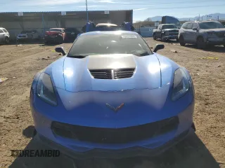 2019 Chevrolet Corvette Z06 2LZ with VIN 1G1YR2D67K5606378, listed as a Copart auction lot 80897994 with 12,754 mi miles and Salvage Title. Bid and sale history available at carsss.com. Image 5.