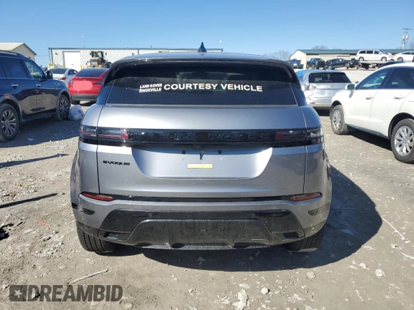2024 Land Rover Range Rover Evoque Dynamic SE with VIN SALZL2FX9RH234272, listed as a Copart auction lot 43458955 with 17,958 mi miles and Clean Title. Bid and sale history available at carsss.com. Image 6.