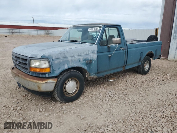1993 Ford F-150 with VIN 1FTDF15Y4PLA22578, listed as a Copart auction lot 51087015 with 79,539 mi miles and Clean Title. Bid and sale history available at carsss.com. Image 1.