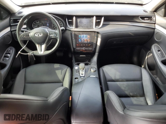 2022 Infiniti QX50 Pure with VIN 3PCAJ5AB1NF116220, listed as a Copart auction lot 48974075 with 73,079 mi miles and Salvage title. Bid and sale history available at DreamBid. Image 8.