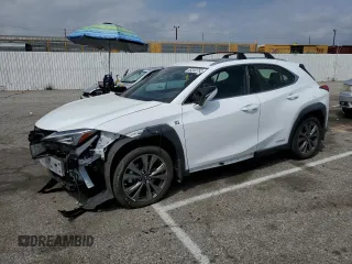 2019 Lexus UX with VIN JTHU9JBH0K2008427, listed as a Copart auction lot 48340753 with 45,867 mi miles. Bid and sale history available at carsss.com. Image 1.