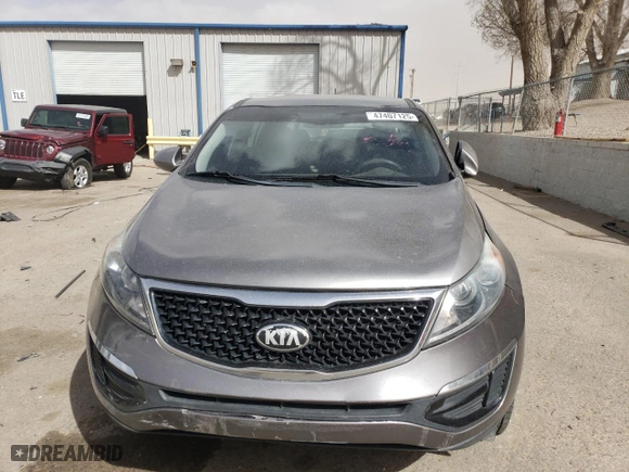 2014 Kia Sportage LX with VIN KNDPB3AC8E7631449, listed as a Copart auction lot 47407125 with 0 mi miles and Salvage Title. Bid and sale history available at carsss.com. Image 5.