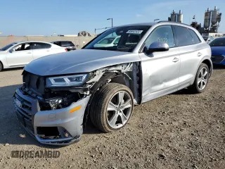 2020 Audi Q5 Premium Plus with VIN WA1BNAFY4L2065384, listed as a Copart auction lot 65642432 with 15,422 mi miles. Bid and sale history available at carsss.com. Image 2.
