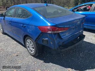 2017 Hyundai Elantra SE with VIN KMHD74LF1HU400721, listed as a Copart auction lot 51111535 with 196,480 mi miles and Salvage Title. Bid and sale history available at carsss.com. Image 3.