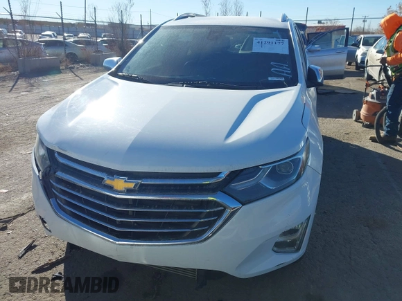 2018 Chevrolet Equinox Premier with VIN 3GNAXNEX3JS605358, listed as a IAAI auction lot 41291177 with 116,789 mi miles. Bid and sale history available at carsss.com. Image 12.