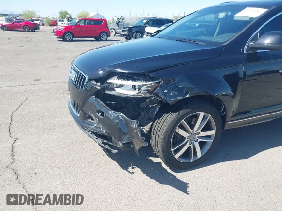 2014 Audi Q7 Premium Plus with VIN WA1LMAFE1ED018222, listed as a IAAI auction lot 42692262 with 144,540 mi miles and . Bid and sale history available at DreamBid. Image 6.
