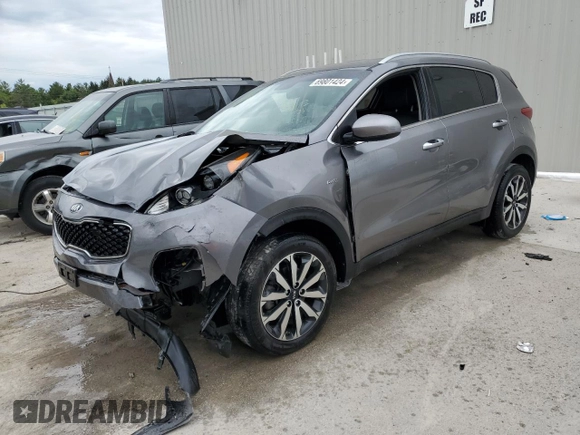 2017 Kia Sportage EX with VIN KNDPNCAC7H7053792, listed as a Copart auction lot 69801424 with 126,077 mi miles and Non repairable. Bid and sale history available at DreamBid. Image 1.