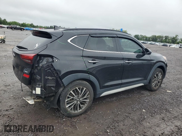 2019 Hyundai Tucson Limited with VIN KM8J3CAL2KU855344, listed as a Copart auction lot 61031495 with 45,622 mi miles and Salvage title. Bid and sale history available at DreamBid. Image 3.