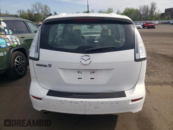 2010 Mazda 5 Sport with VIN JM1CR2WL6A0362562, listed as a Copart auction lot 54691615 with 102,429 mi miles and Salvage Title. Bid and sale history available at DreamBid. Image 6.