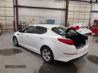 2015 Kia Optima LX with VIN KNAGM4A74F5587995, listed as a IAAI auction lot 41974745 with 206,627 mi miles. Bid and sale history available at carsss.com. Image 3.