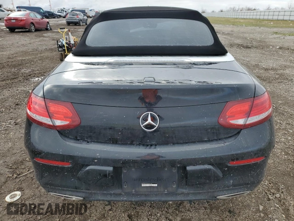 2017 Mercedes-Benz C 300 with VIN WDDWK4JB0HF498145, listed as a Copart auction lot 46093645 with 64,991 mi miles and Salvage Title. Bid and sale history available at DreamBid. Image 6.