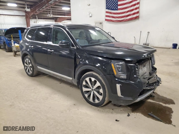 2021 Kia Telluride S with VIN 5XYP6DHCXMG108659, listed as a Copart auction lot 47137985 with 70,728 mi miles and Salvage Title. Bid and sale history available at carsss.com. Image 4.