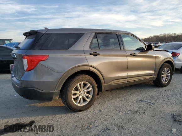 2021 Ford Explorer with VIN 1FMSK8BH7MGB57358, listed as a Copart auction lot 80932874 with 68,641 mi miles and Salvage Title. Bid and sale history available at carsss.com. Image 3.