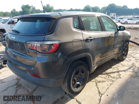 2018 Jeep Compass Sport с VIN 3C4NJCAB0JT233112, выставлен на аукционе IAAI как лот 42580222 с пробегом 96 280 миль миль и . История ставок и продаж доступна на DreamBid. Изображение 4.