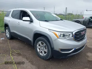 2019 GMC Acadia SLE z VIN 1GKKNKLA1KZ124873, wystawiony jako IAAI lot #42108666 z przebiegiem Nie podano mil oraz . Historia ofert i sprzedaży dostępna na DreamBid. Obrazek 1.