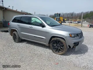 2021 Jeep Grand Cherokee Laredo X with VIN 1C4RJFAG0MC829674, listed as a IAAI auction lot 41805714 with 53,753 mi miles. Bid and sale history available at carsss.com. Image 1.