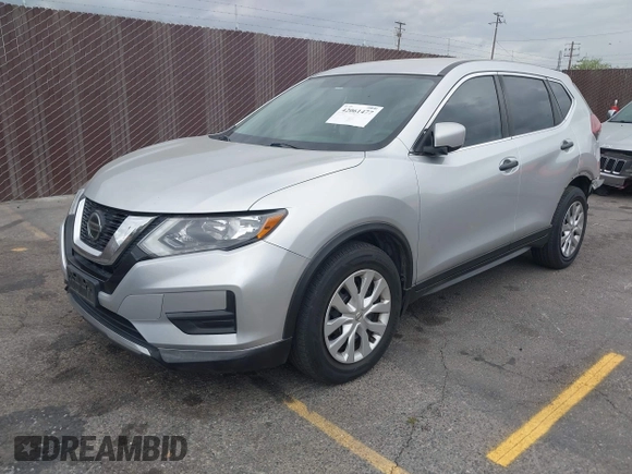 2018 Nissan Rogue S with VIN KNMAT2MT2JP605822, listed as a IAAI auction lot 42061477 with 114,808 mi miles. Bid and sale history available at carsss.com. Image 17.