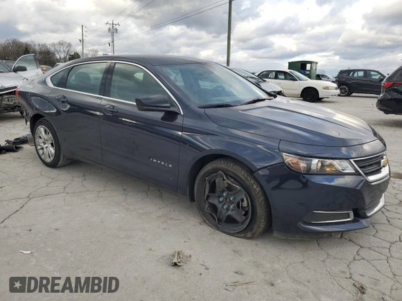 2017 Chevrolet Impala LS with VIN 2G11Z5S32H9181157, listed as a Copart auction lot 86909994 with 74,267 mi miles and Salvage Title. Bid and sale history available at DreamBid. Image 4.